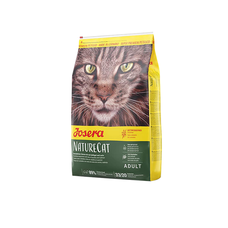 غذای خشک گربه جوسرا مدل NatureCat وزن 2 کیلوگرم